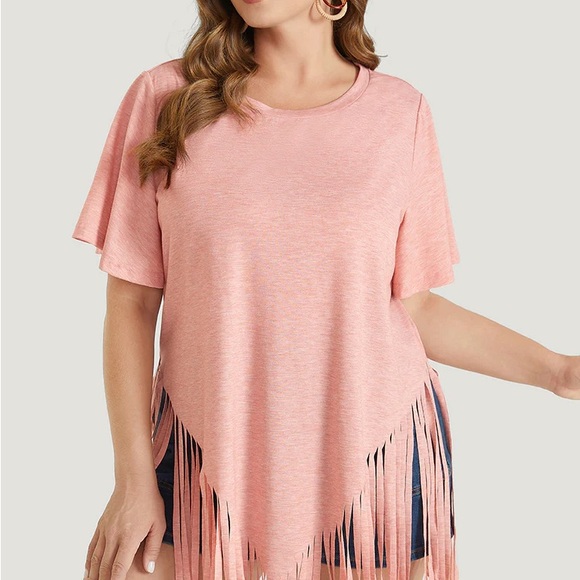 Bloom Chic Fringe Tee - Picture 3 of 6